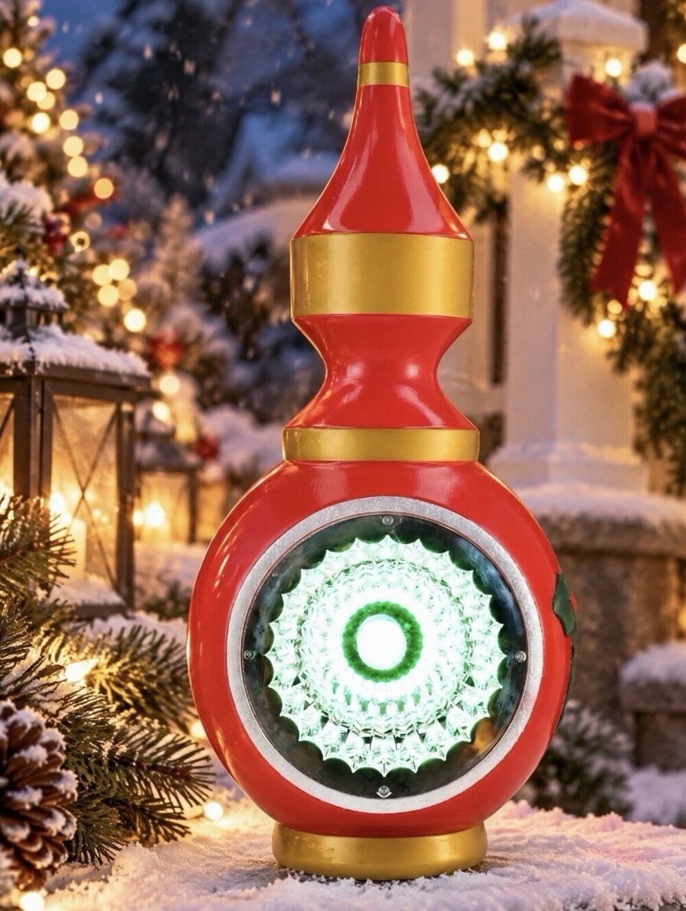 Mr. Christmas 28” Blow Mold Reflector Ornament Outdoor Decoration New